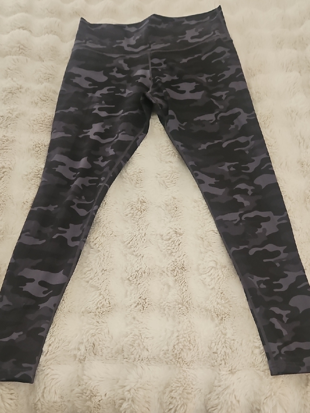 Gray & Black Camo Leggings